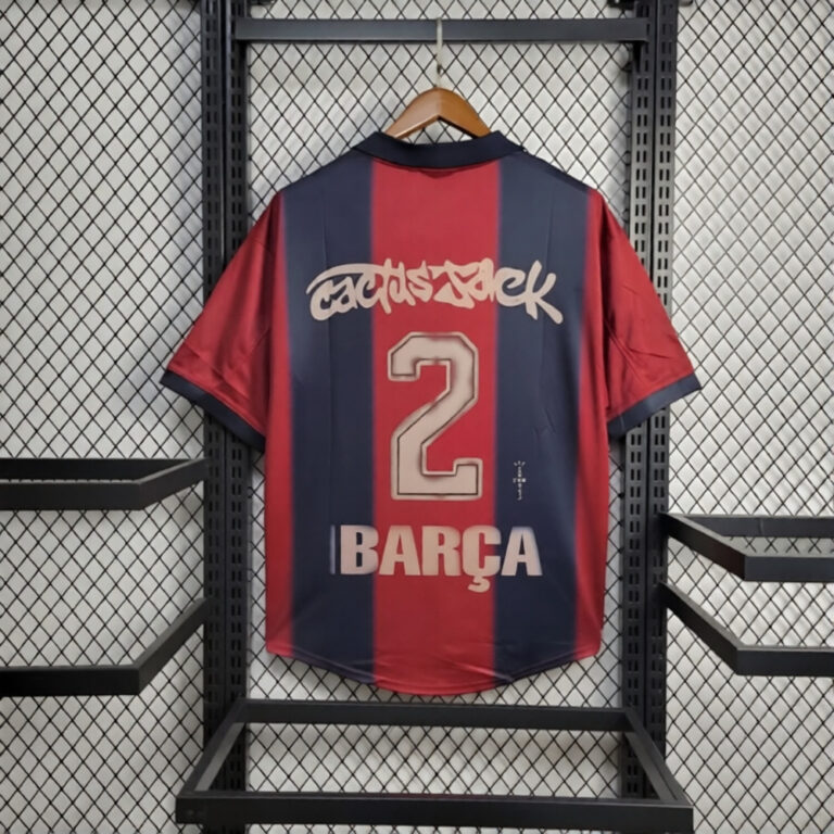 Alternative view of Barcelona x Travis Scott Skeleton Jersey