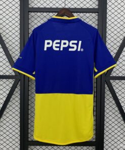 Alternative view of Retro Boca Juniors Home Shirt 02/03