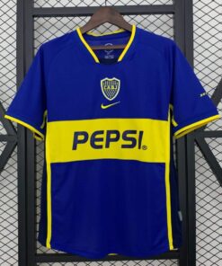Retro Boca Juniors Home Shirt 02/03