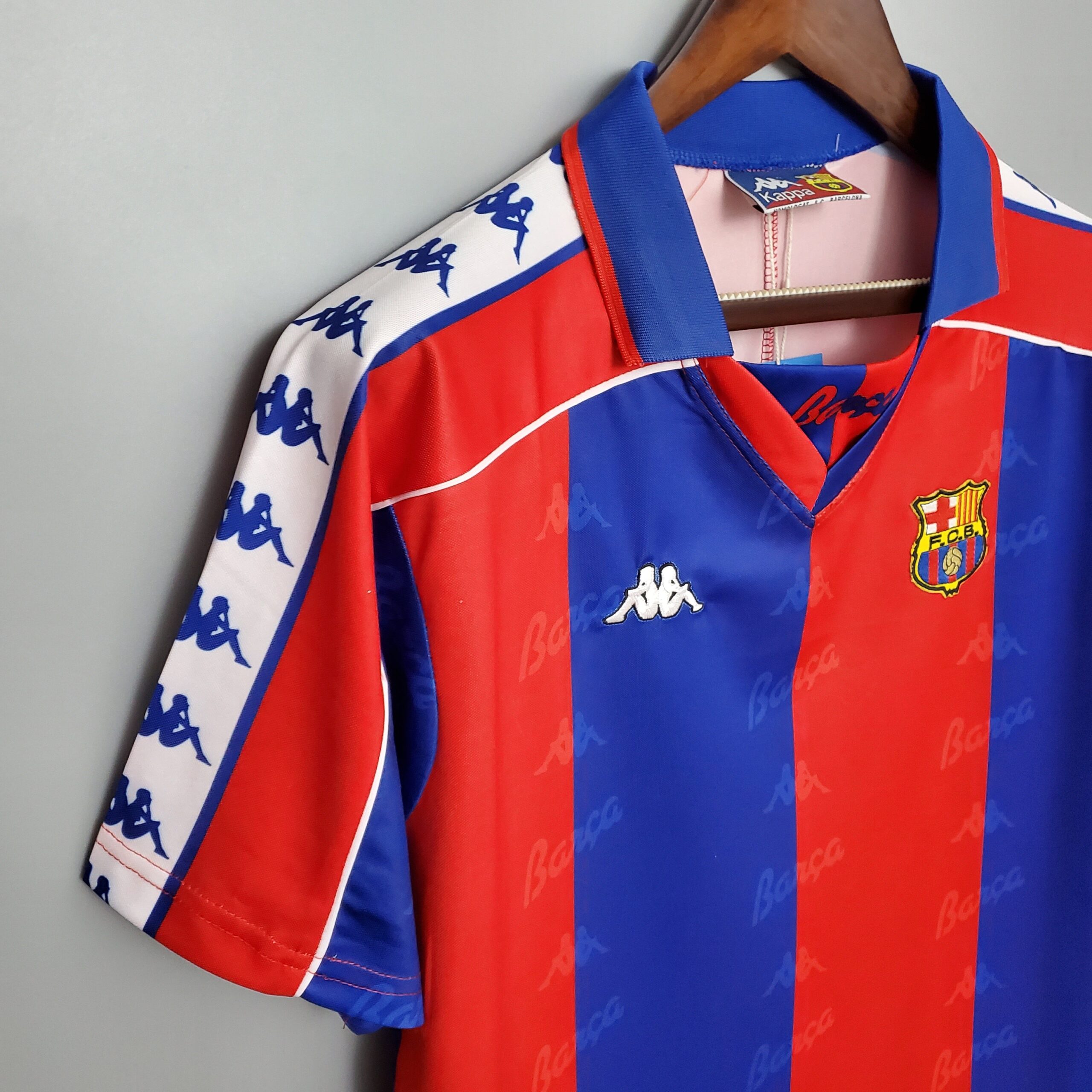 1995-1992 FC Barcelona home retro kit - Image 4