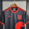Japan Black Edition 2023–24 shirt fabric and trim detail