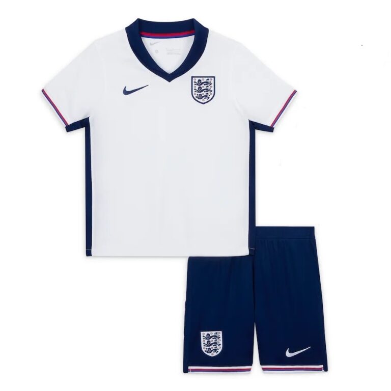 Alternative view of England 2024 Infant Home Stadium Shirt & Shorts Set