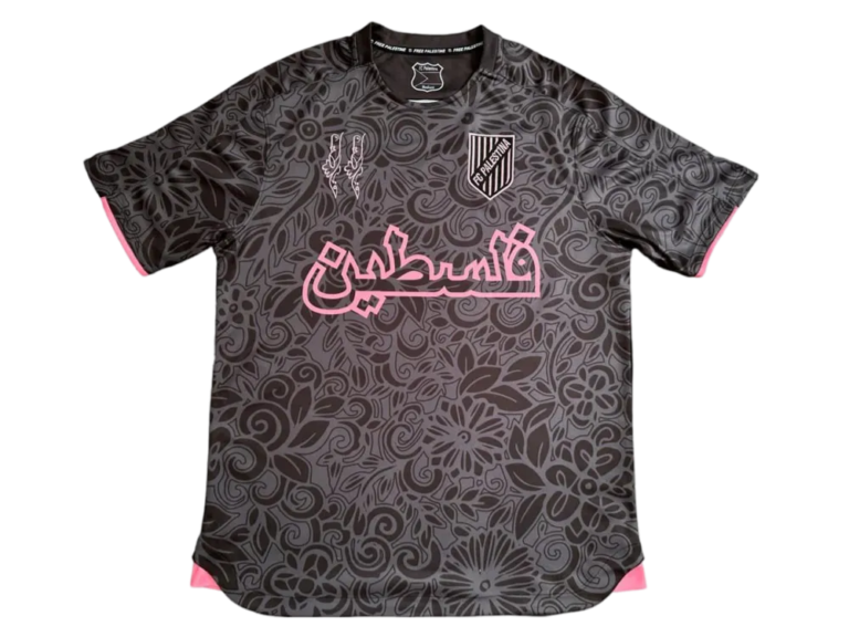 FC Palestina X Farrah Azam Collab shirt Black kit