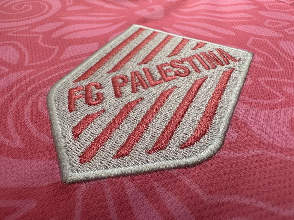 FC Palestina X Farrah Azam Collab shirt Palestine Pink kit - Image 3