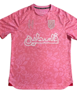 FC Palestina X Farrah Azam Collab shirt Palestine Pink kit