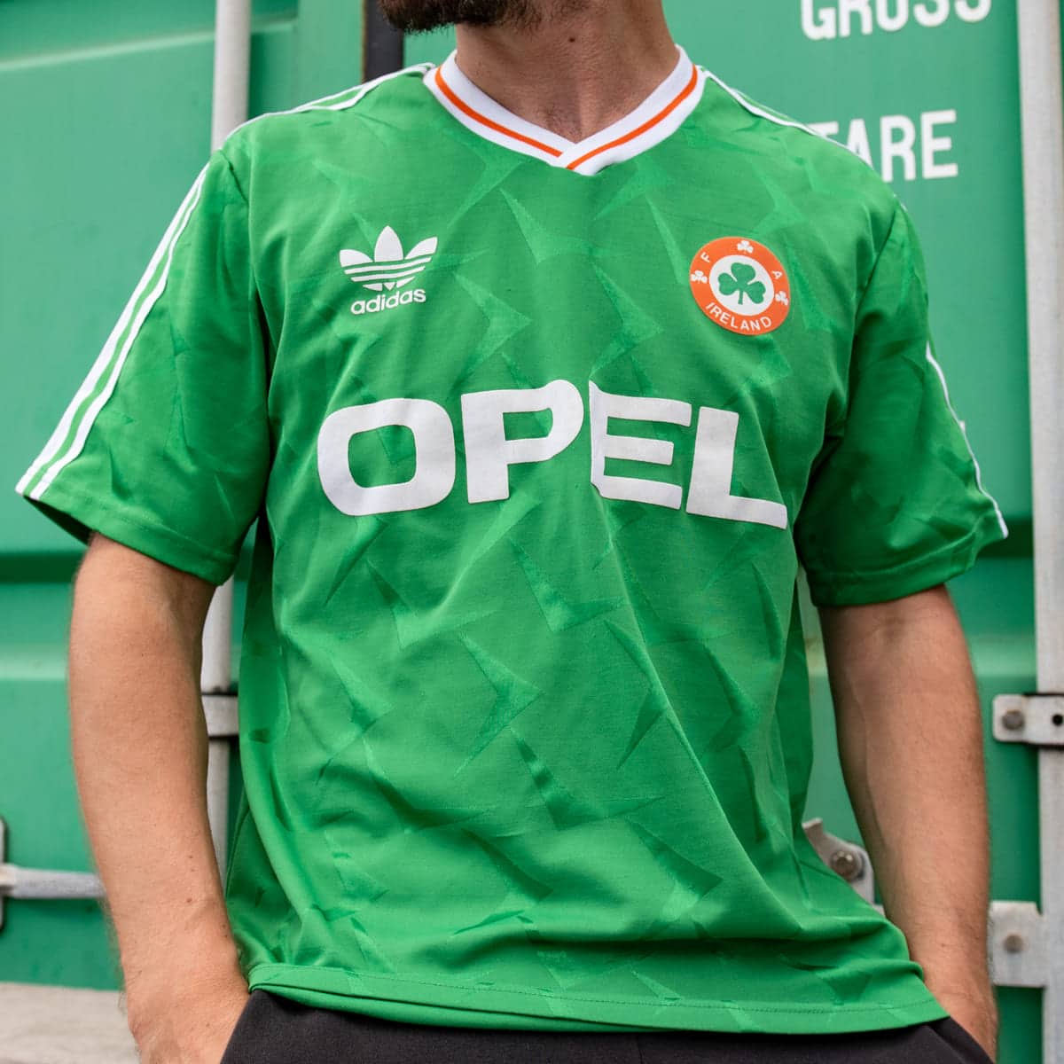 Retro Ireland Home Shirt 1990 - Image 3