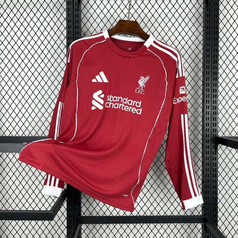 Liverpool FC 2025/26 Home Long Sleeve Jersey