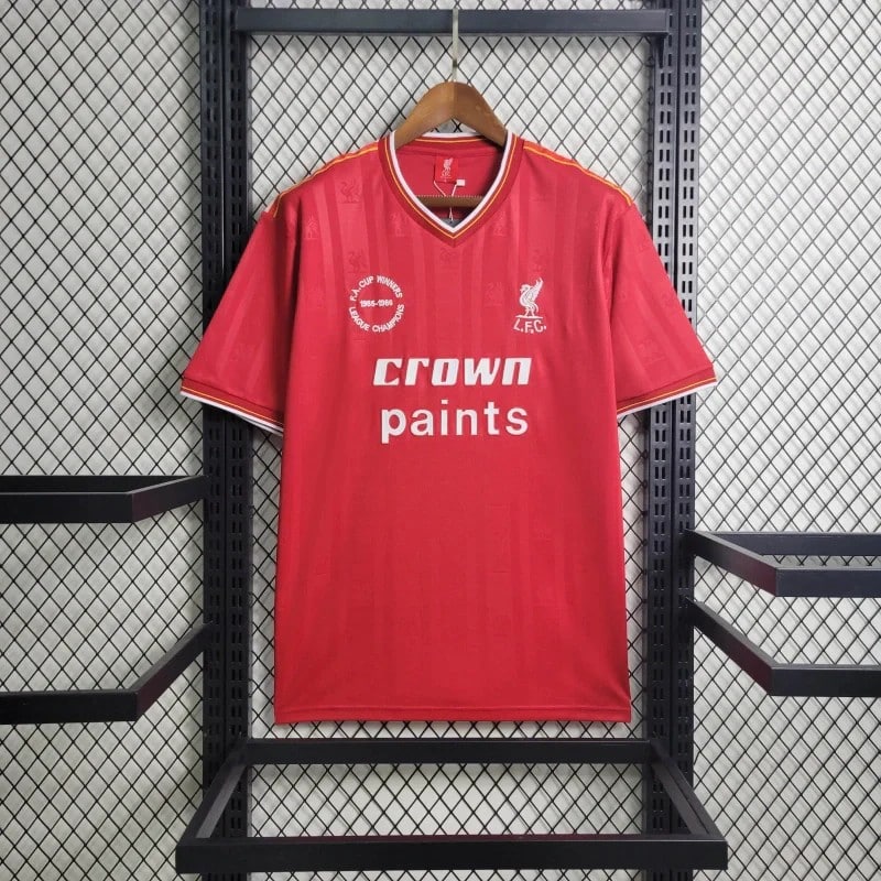 Retro Liverpool Home Double Winners Shirt 85/86