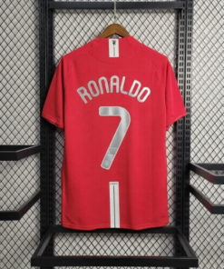 Alternative view of Retro Manchester United Home Shirt 07/08