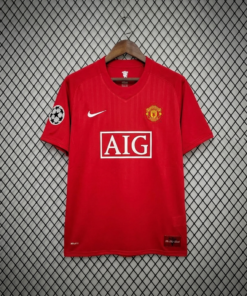 Retro Manchester United Home Shirt 07/08