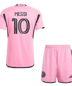 Inter Miami #10 Lionel Messi 2024/25 Infant Home Shirt & Shorts Set
