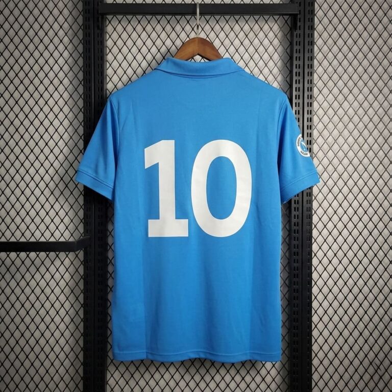 Napoli 1987–88 Home shirt back view
