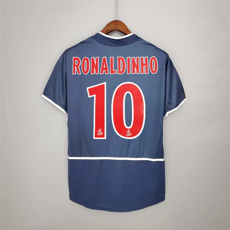 Alternative view of PSG Ronaldinho Home Shirt 2002/03
